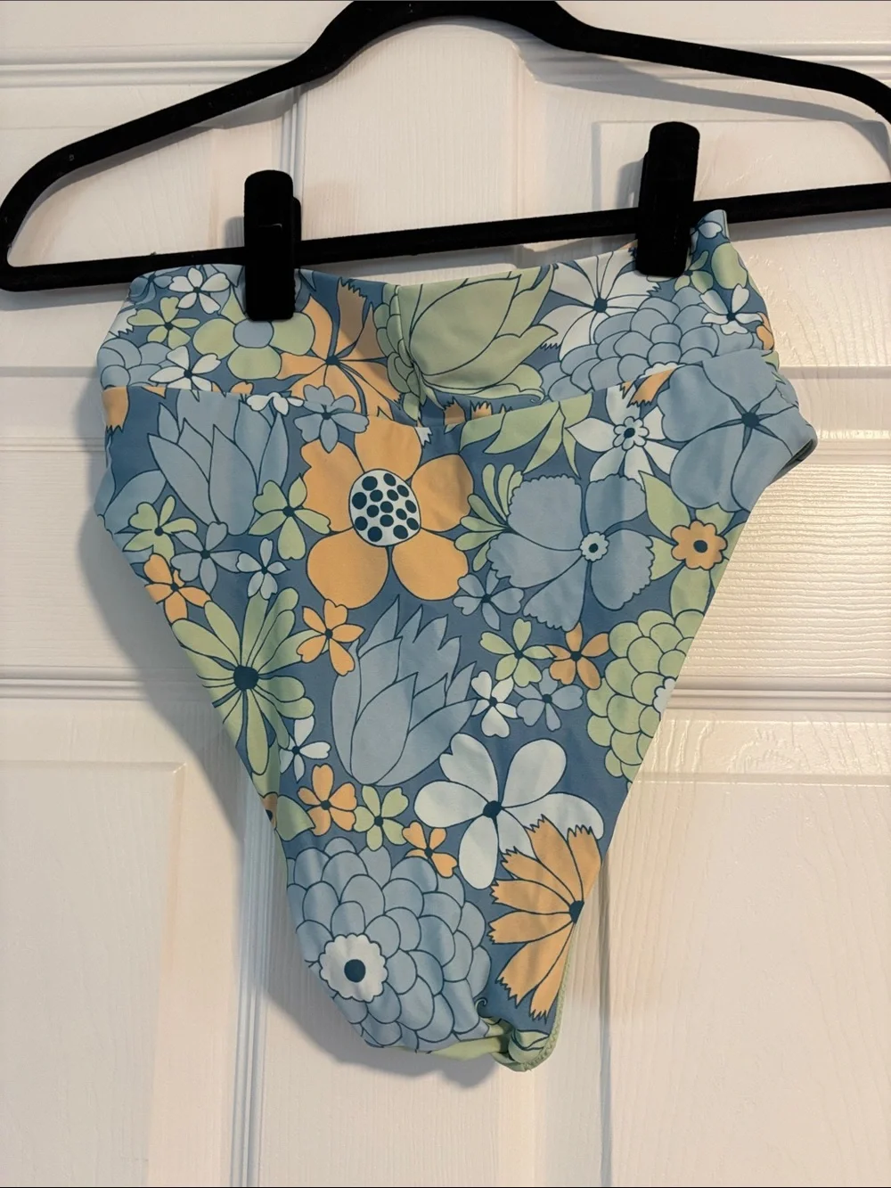 Aerie High-Waist Floral Swim Bottoms - Blue & Green